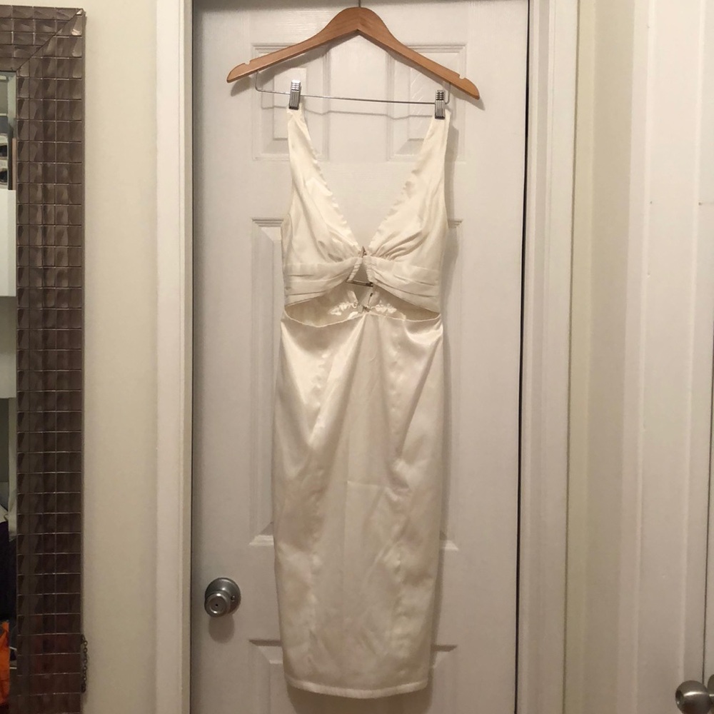 Abyss White evening dress